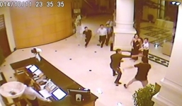 Hỗn chiến ở khách sạn 4 sao: Người áo đen đi theo nữ PGĐ Sở là ai?